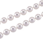 Weiße Muschelkernperle (18 mm) Halskette ca. 50 cm 316L Edelstahl 885.00 ct