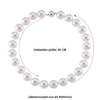 Weiße Muschelkernperle (18 mm) Halskette ca. 50 cm 316L Edelstahl 885.00 ct