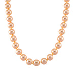 Goldene Muschelkernperle (18 mm) Halskette ca. 50 cm 316L Edelstahl 885.00 ct