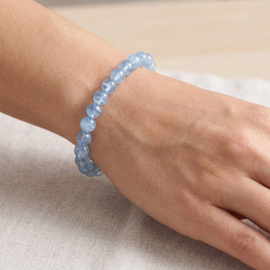 Aquamarin Armband Flexibles (ca. 18-19 cm) ca. 40.00 ct