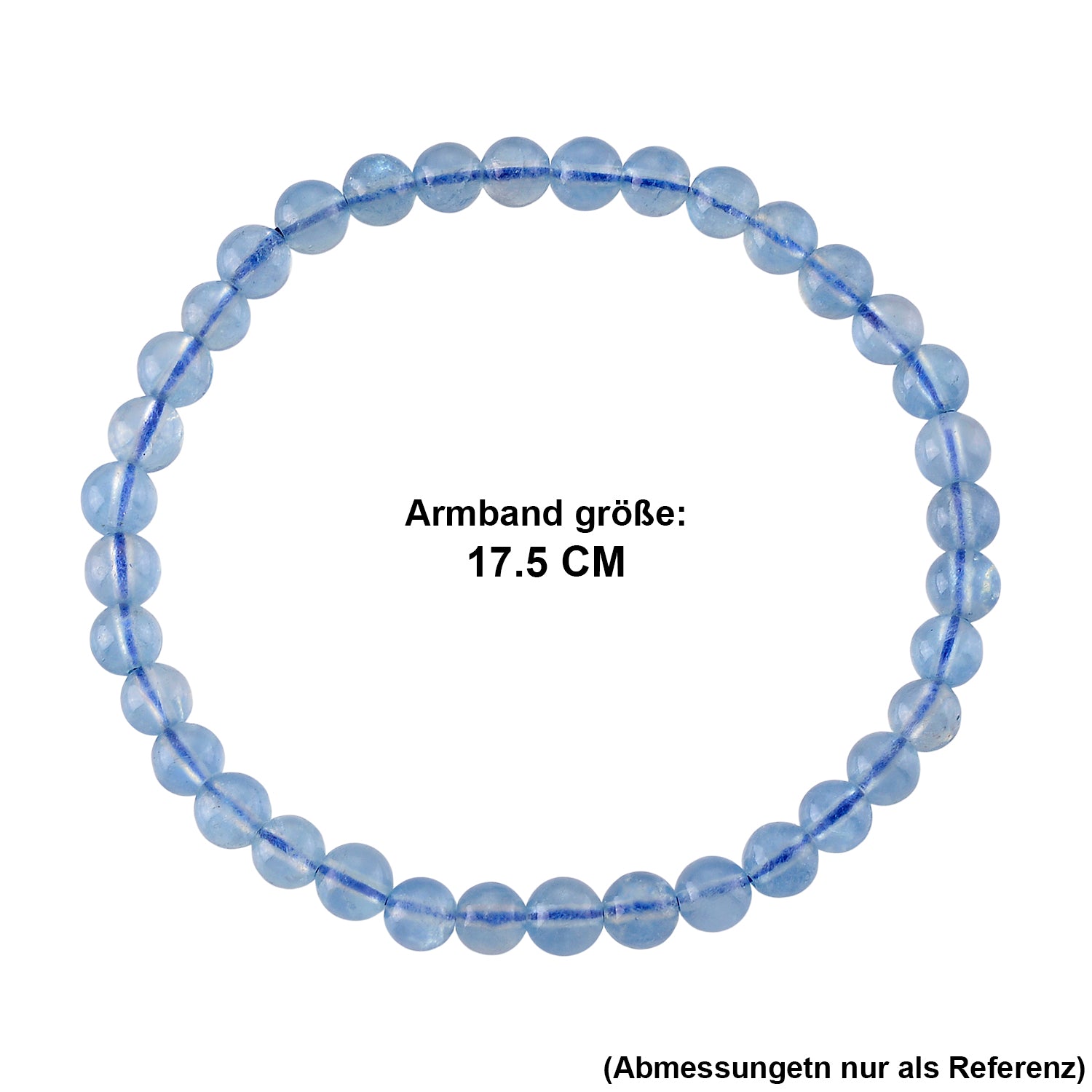 Aquamarin Armband Flexibles (ca. 18-19 cm) ca. 40.00 ct