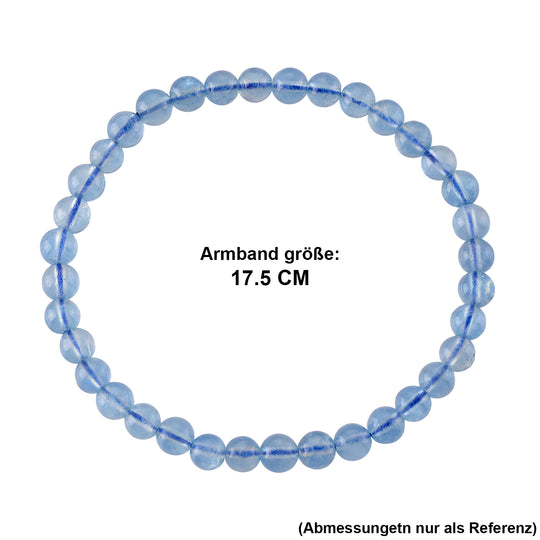 Aquamarin Armband Flexibles (ca. 18-19 cm) ca. 40.00 ct