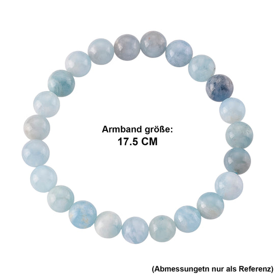 Aquamarin Armband Flexibles (ca.18-19 cm) ca. 110.00 ct