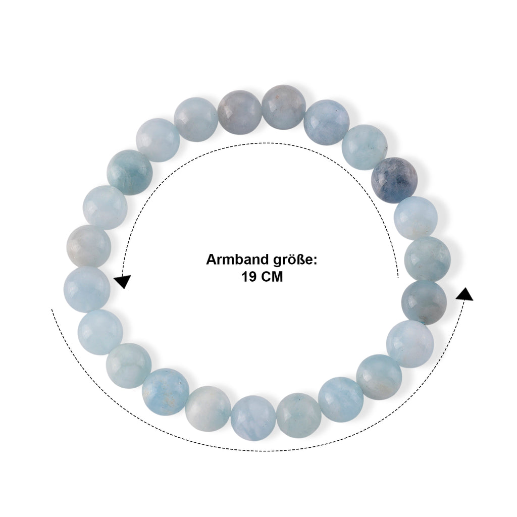 Aquamarin Armband Flexibles (ca.18-19 cm) ca. 110.00 ct