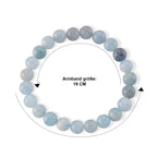 Aquamarin Armband Flexibles (ca.18-19 cm) ca. 110.00 ct