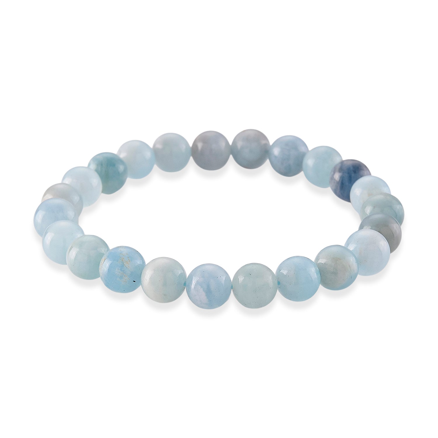 Aquamarin Armband Flexibles (ca.18-19 cm) ca. 110.00 ct