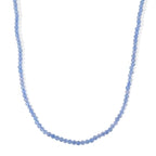 D'Joy Aquamarin Halskette ca. 50 cm + 5 cm Extender 925 Silber Rhodiniert ca. 95.00 ct