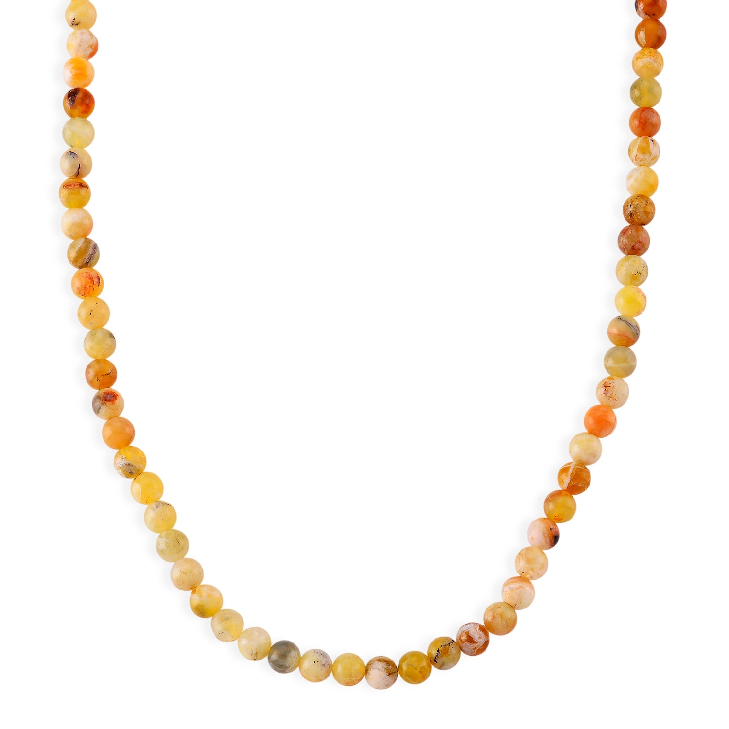 D'Joy Gelber Opal Halskette, flexibel, 316L Edelstahl ca. 140.00 ct
