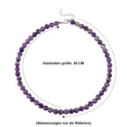 D'Joy Chevron Zweifarbiger Amethyst Halskette ca. Flexibles cm 316L Edelstahl ca. 200.00 ct