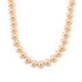 Goldene Muschelkernperle (19x16 mm) Halskette ca. 50 cm 316L Edelstahl 885.00 ct