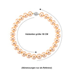 Goldene Muschelkernperle (19x16 mm) Halskette ca. 50 cm 316L Edelstahl 885.00 ct