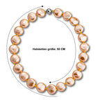 Goldene Muschelkernperle (20 mm) Halskette ca. 49.5 cm 316L Edelstahl 565.00 ct