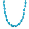 Sleeping Beauty Farbe Muschelkernperle Halskette ca. 50 cm 316L Edelstahl 530.00 ct