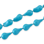 Sleeping Beauty Farbe Muschelkernperle Halskette ca. 50 cm 316L Edelstahl 530.00 ct