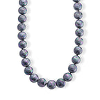 Pfaufarbene Muschelperle Halskette ca. 49.5 cm 316L Edelstahl 565.00 ct