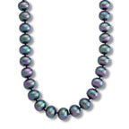 Pfaufarbene Muschelperle Halskette ca. 50 cm 316L Edelstahl 885.00 ct