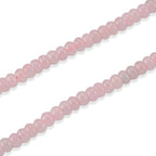 D'Joy Rosa Jade Halskette ca. Flexibles cm 925 Silber Rhodiniert ca. 130,00 ct.