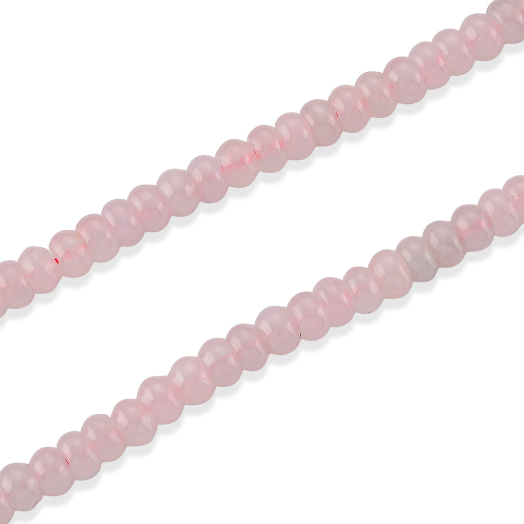 D'Joy Rosa Jade Halskette ca. Flexibles cm 925 Silber Rhodiniert ca. 130,00 ct.