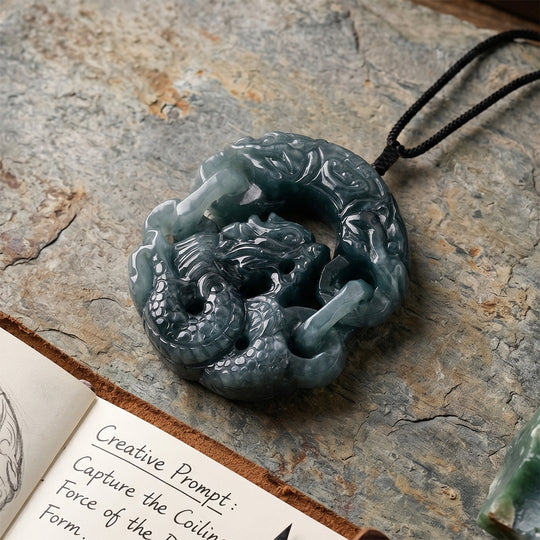 Olmek Jadeit Halskette Flexibles cm ca. 205,00 ct.