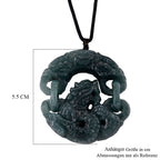 Olmek Jadeit Halskette Flexibles cm ca. 205,00 ct.