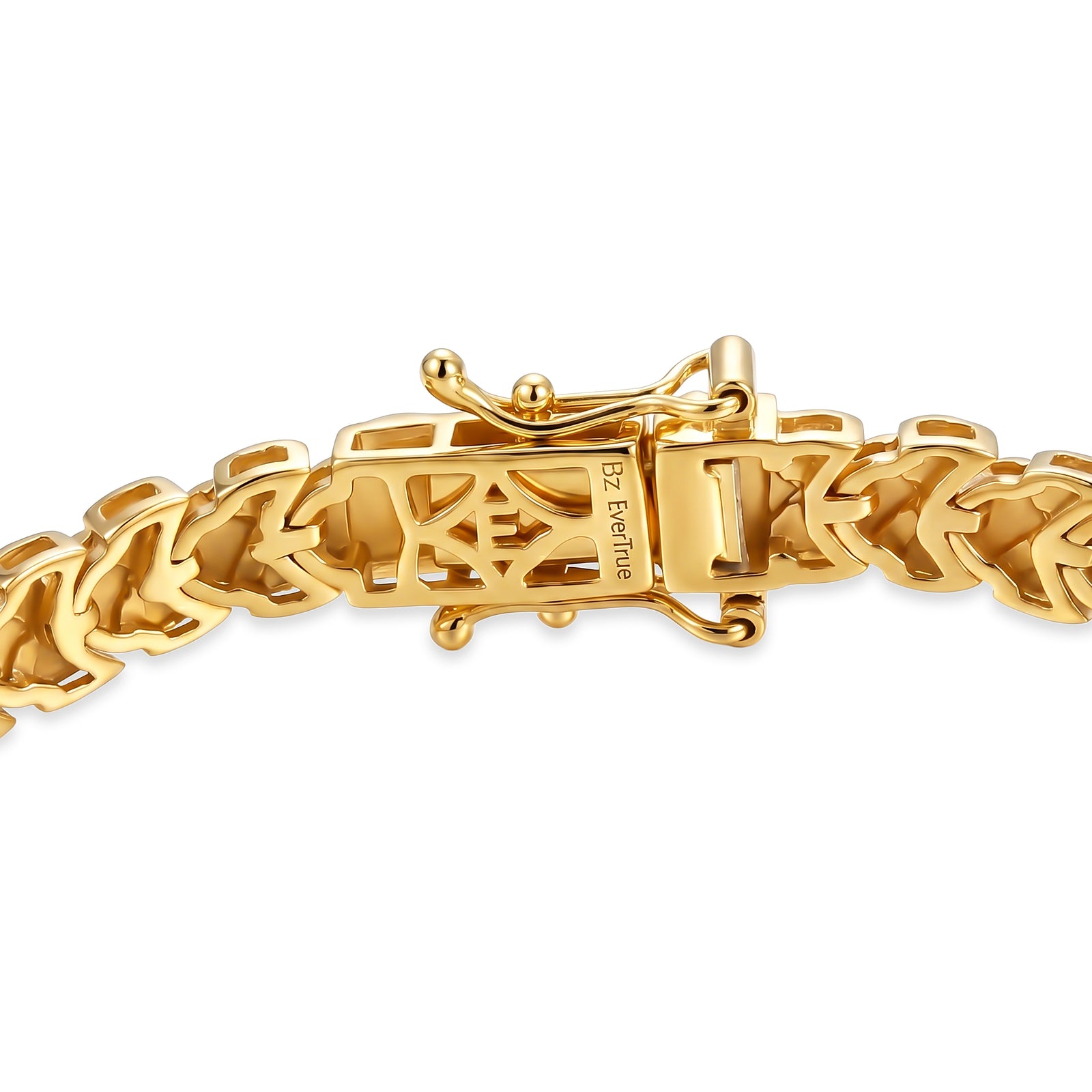 EVER TRUE Bronzella Kollektion-Reine Bronze 750 Vergoldet Armband ca. 19 cm ca. 12,70g