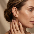 EVER TRUE Bronzella Kollektion-Reine Bronze 750 Vergoldet Ohrringe 5,02g