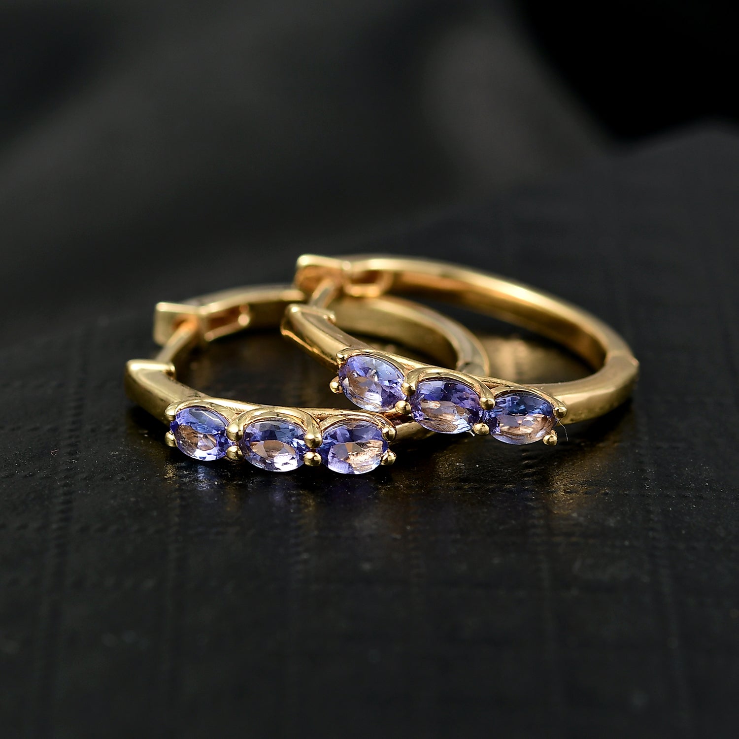 D'Joy AA Tansanit Ring und Ohrringe