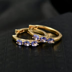 D'Joy AA Tansanit Ring und Ohrringe