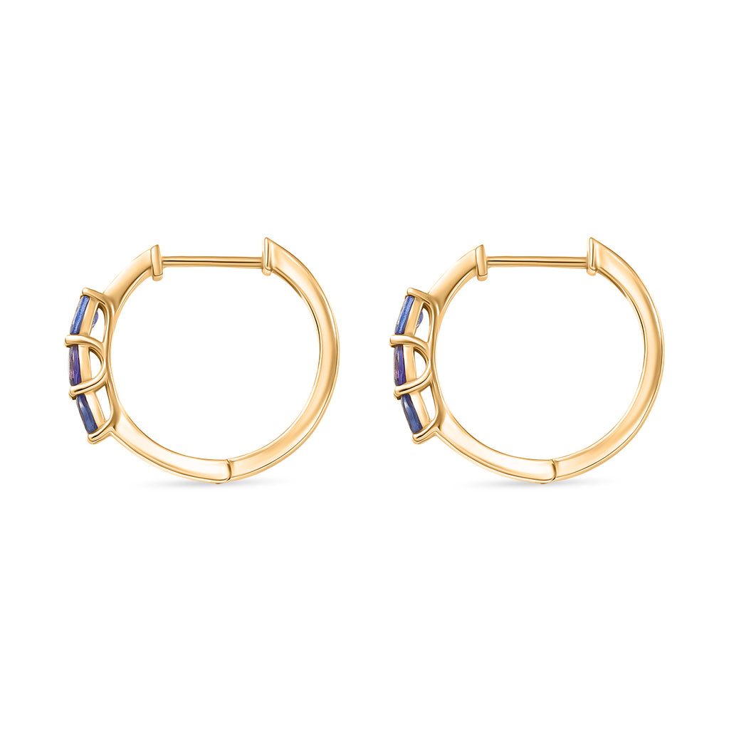 D'Joy AA Tansanit Ring und Ohrringe