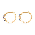D'Joy AA Tansanit Ring und Ohrringe