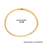 EVER TRUE Bronzella Kollektion-Reine Bronze 750 Vergoldet Armreif ca. 19 cm ca. 12,90g