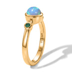 750 Gelbgold vermeil