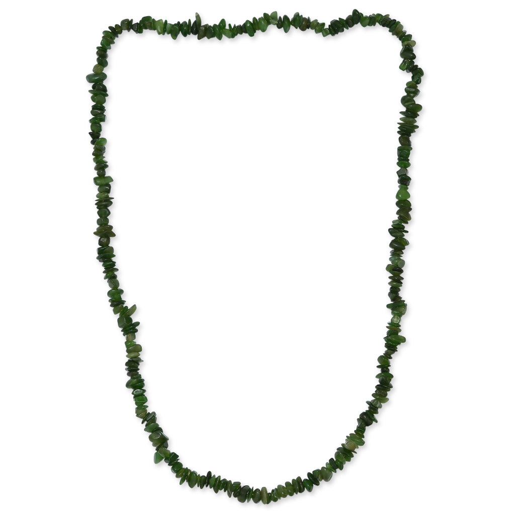 Nephrit Halskette 70 cm ca. 355.00 ct