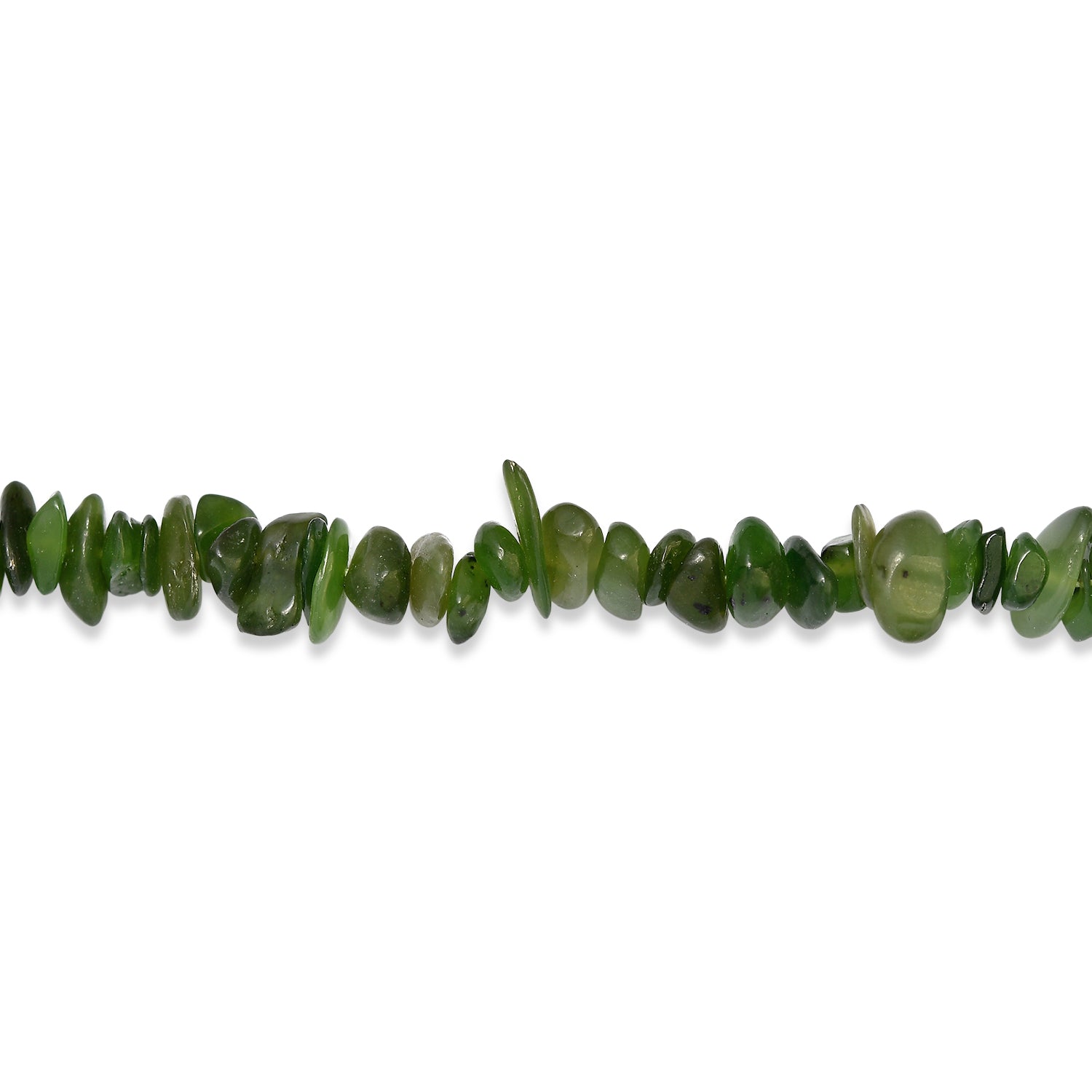 Nephrit Halskette 70 cm ca. 355.00 ct