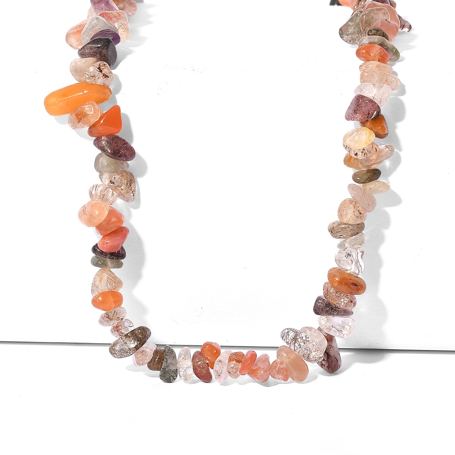 Strahlen Quarz Halskette 70 cm ca. 274.70 ct
