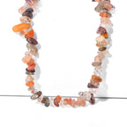 Strahlen Quarz Halskette 70 cm ca. 274.70 ct