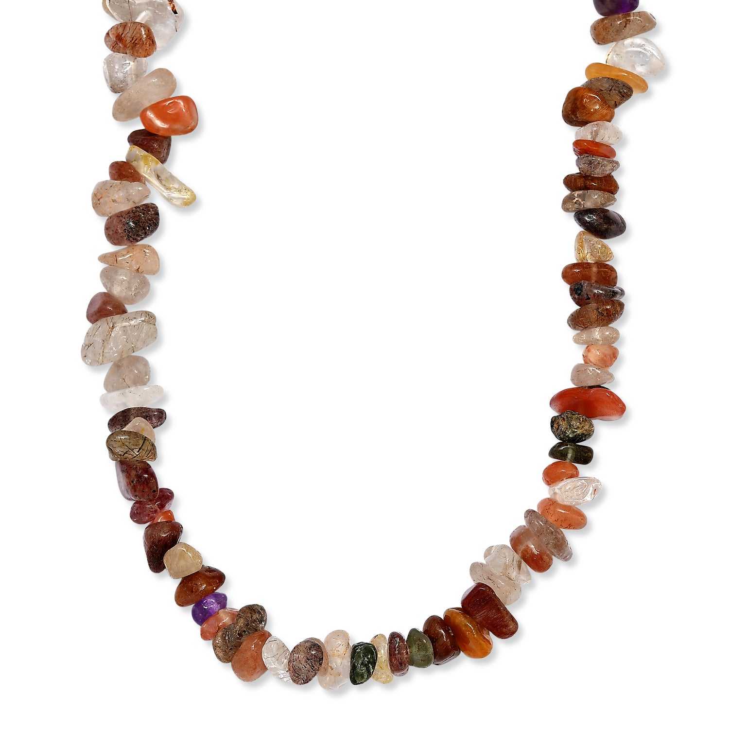 Strahlen Quarz Halskette 70 cm ca. 274.70 ct