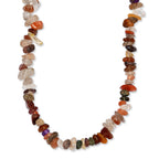 Strahlen Quarz Halskette 70 cm ca. 274.70 ct