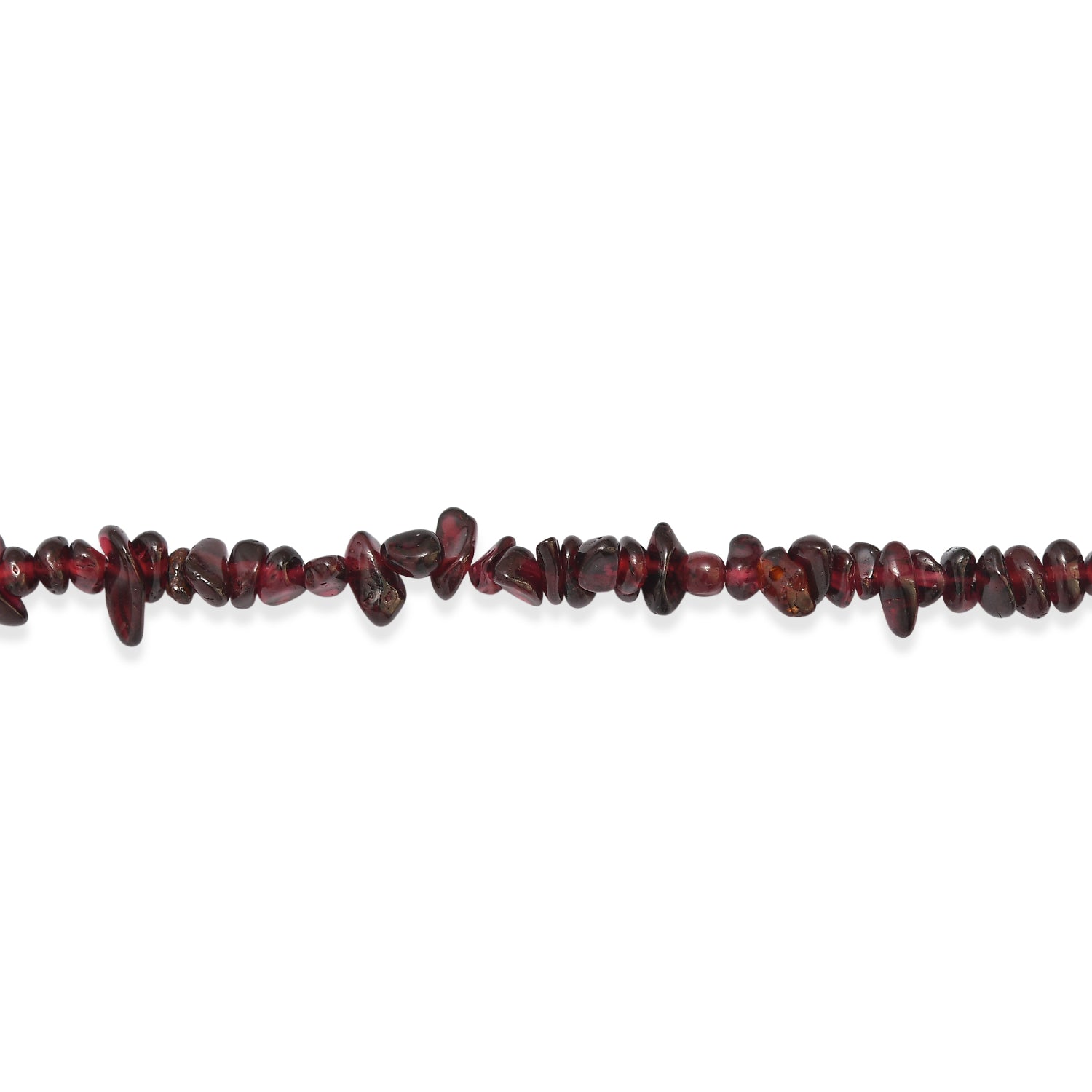 Roter Granat Halskette 70 cm ca. 180.00 ct