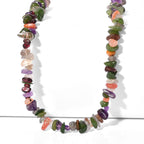 Mehrfarbig Edelsteine Halskette 70 cm ca. 265.00 ct