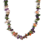 Mehrfarbig Edelsteine Halskette 70 cm ca. 265.00 ct