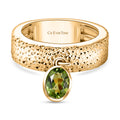 EVER TRUE Natürlicher Peridot Ring 950 Kupfer (Größe 18.00) ca. 0.73 ct