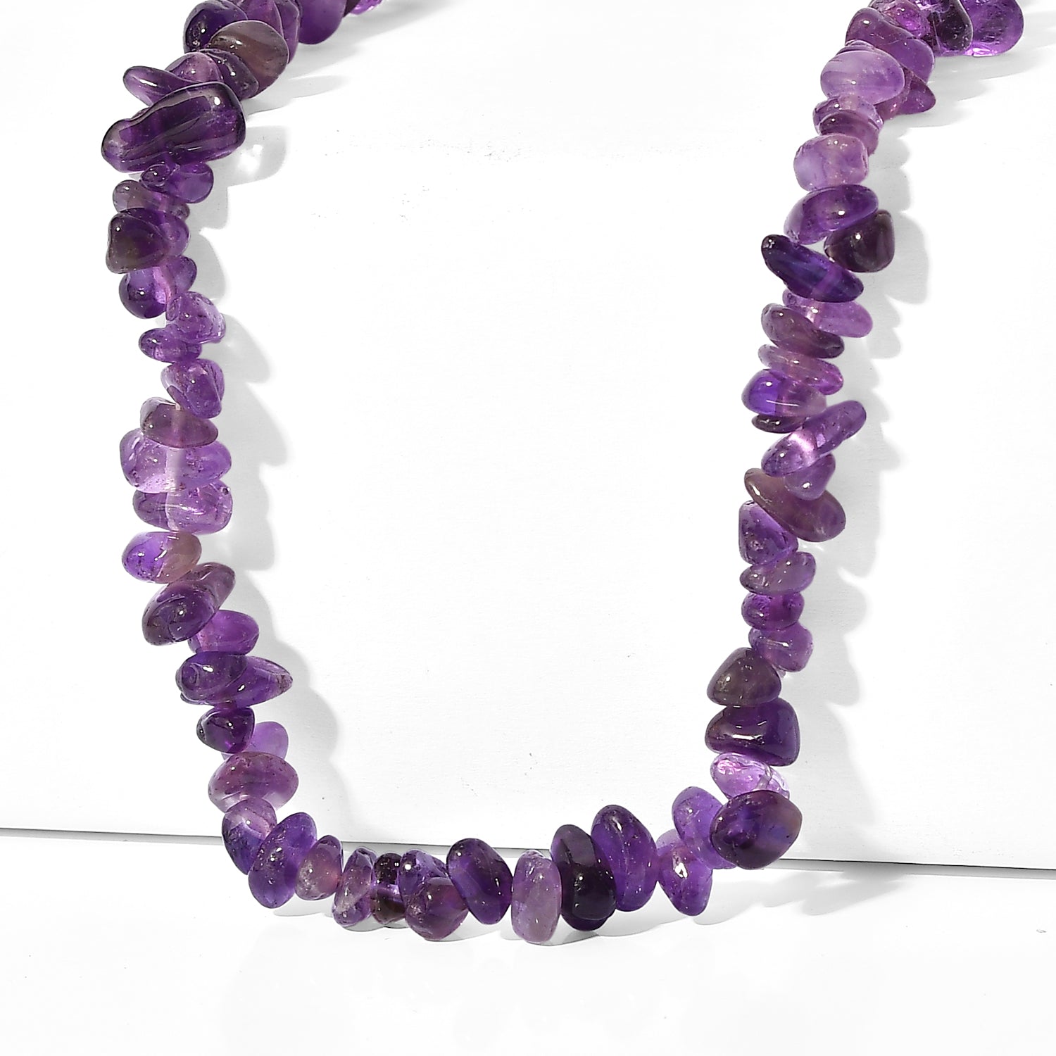 Amethyst Halskette 70 cm ca. 145.00 ct
