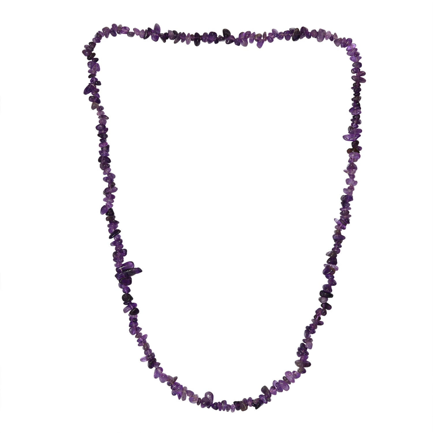 Amethyst Halskette 70 cm ca. 145.00 ct