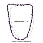 Amethyst Halskette 70 cm ca. 145.00 ct