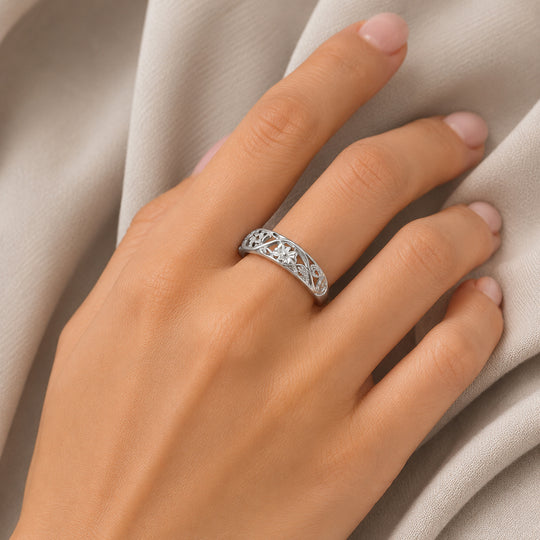 925 Silber Ring (Größe 21.00) ca. 2,75g