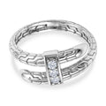 LUXURIANT DIAMOND - Lab Grown Diamant SI-GH Ring 925 Silber (Größe 17.00) ca. 0,14 ct