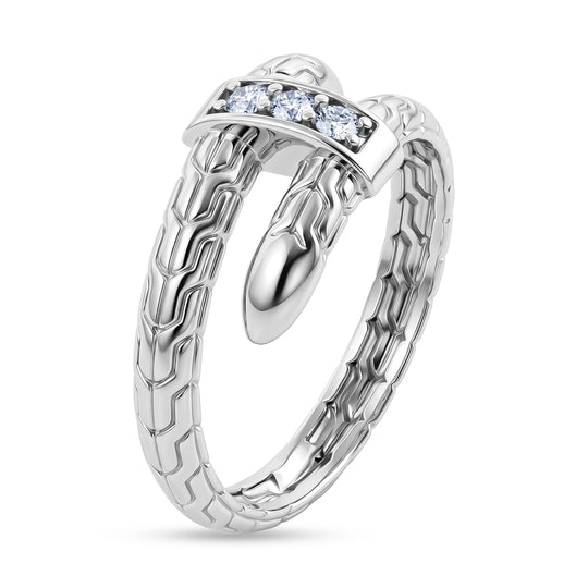 LUXURIANT DIAMOND - Lab Grown Diamant SI-GH Ring 925 Silber (Größe 16.00) ca. 0,14 ct
