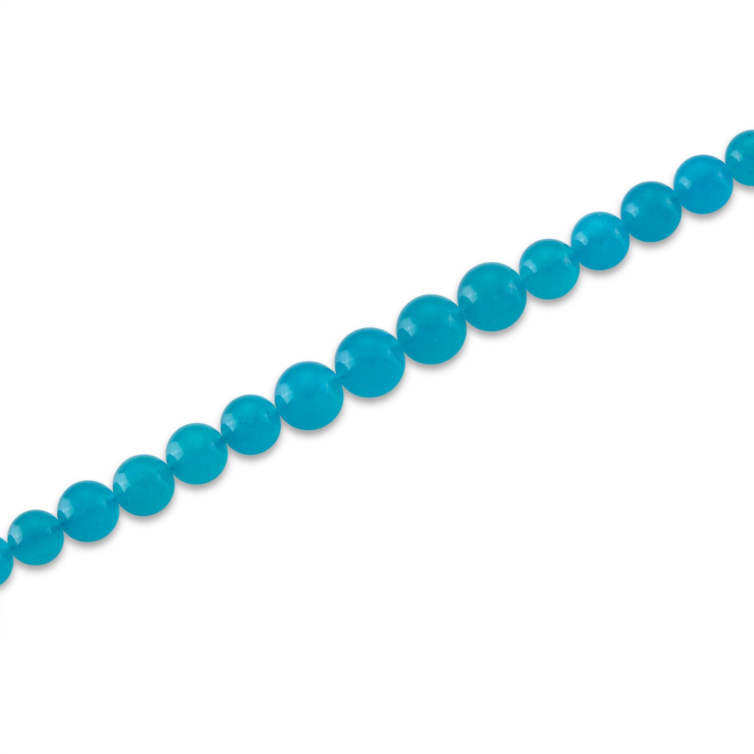 D'Joy AAAA Amazonit Halskette ca. 50 cm 925 Silber Rhodiniert ca. 210,00 ct.