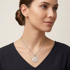 Ox Bone Anhänger 925 Silber ca. 20.23 ct